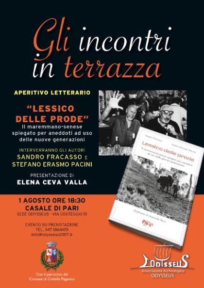Gli incontri in terrazza: un aperitivo tra parole, tradizione e convivialità