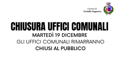 Chiusura Uffici Comunali