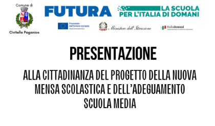 Presentazione del progetto della nuova mensa scolastica e dell’adeguamento scuola media 