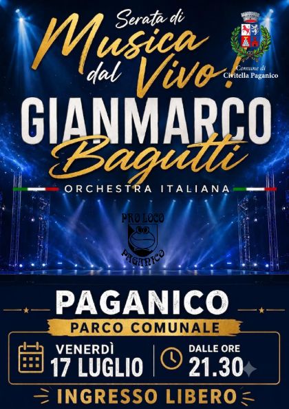 Serata di Musica dal Vivo con Gianmarco Bagutti