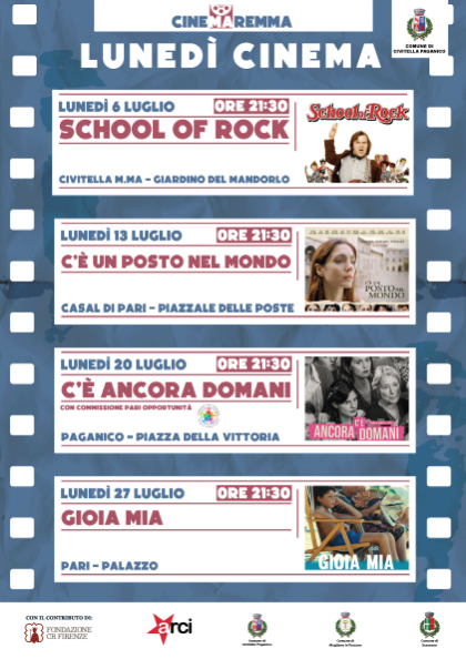 Lunedì Cinema 2026: il grande cinema sotto le stelle