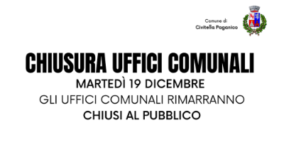 chiusura ufficio comunale