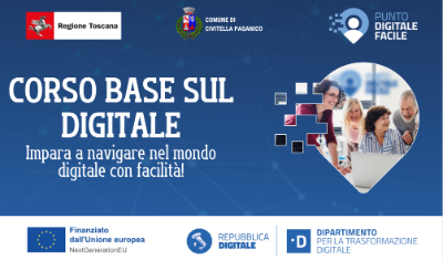 Banner Corso Base sul Digitale: Impara a navigare nel mondo digitale con facilità