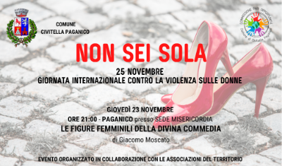 Non sei sola - 23/11 Pagnico Non sei sola - 23/11 Pagnico