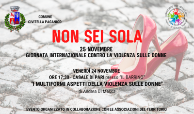 Non sei sola - 24/11 Casale Non sei sola - 24/11 Casale