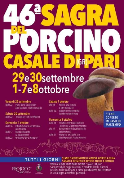 46° Sagra del porcino a Casale di Pari
