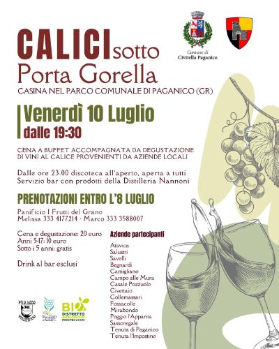Calici sotto porta gorella