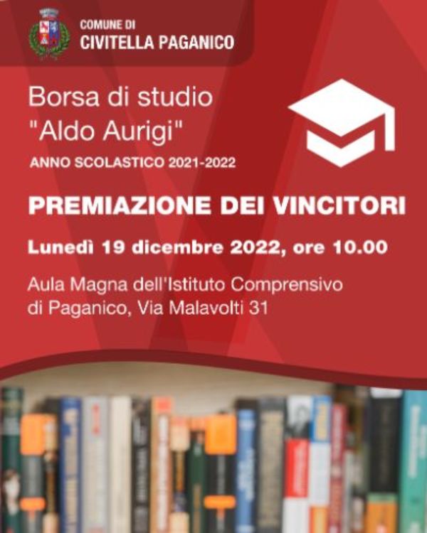 Borsa di studio premiazione 19-12-2022 Borsa di studio premiazione 19-12-2022