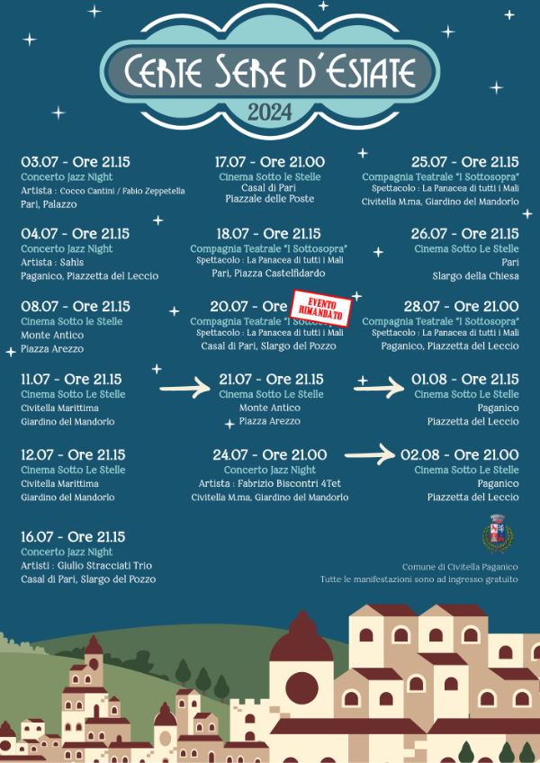 eventi estivi - modifiche