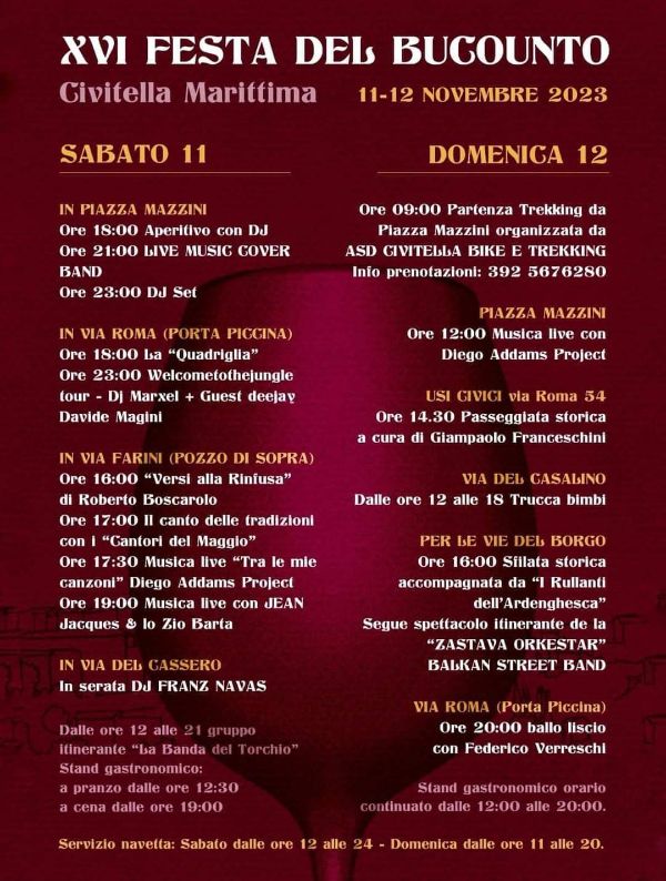 programma festa civitella