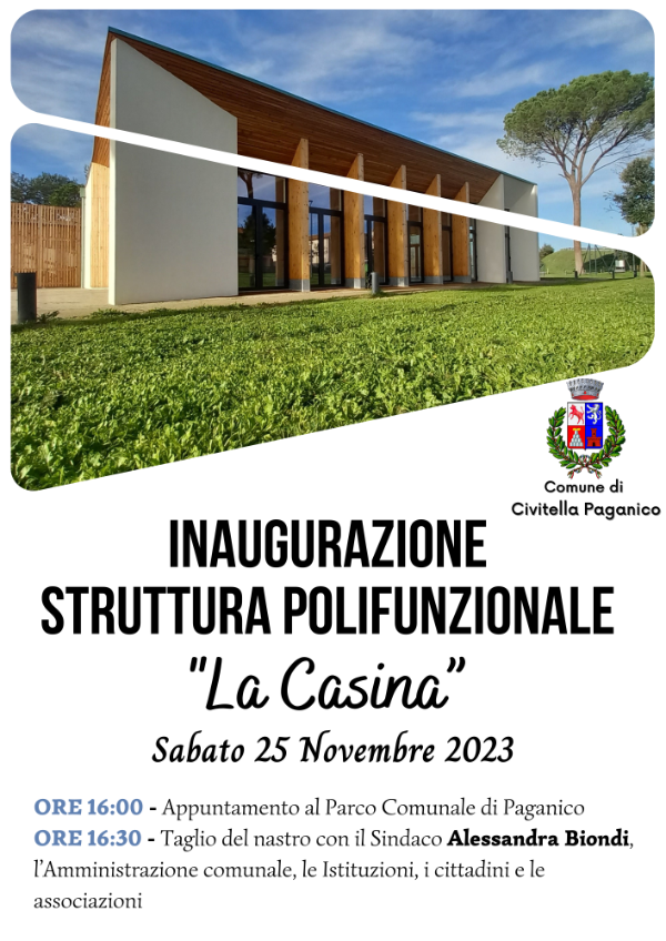 inaugurazione "La Casina" inaugurazione "La Casina"