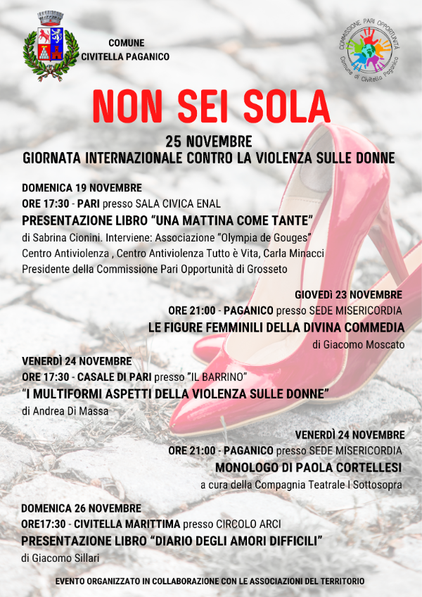 locandina non sei sola locandina non sei sola