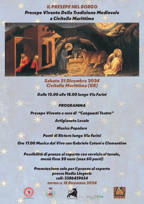Presepe nel Borgo 2024 - Civitella Marittima